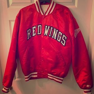 Vintage Detroit Redwings Bomber Jacket NHL